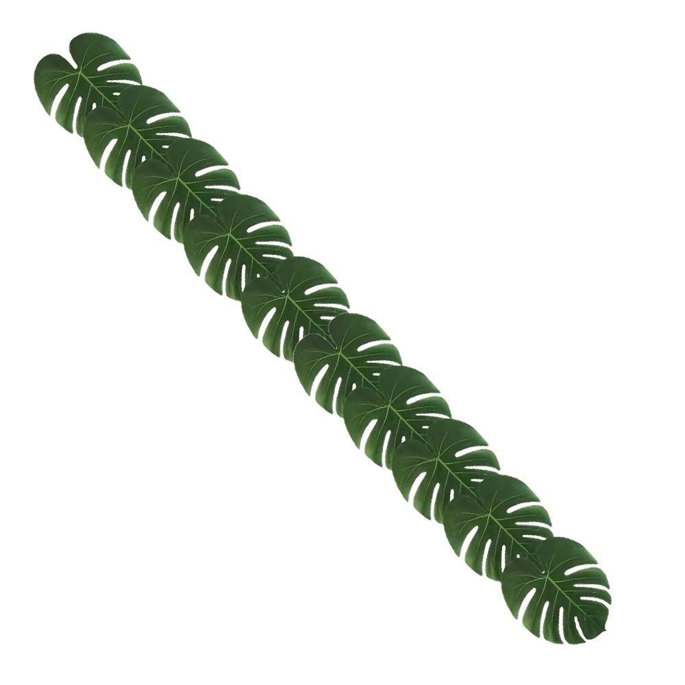 Grüne Partei Tischpflanzendeko Hawaii Stil Blumenarrangement Matte Dschungel Strand Themenparty
