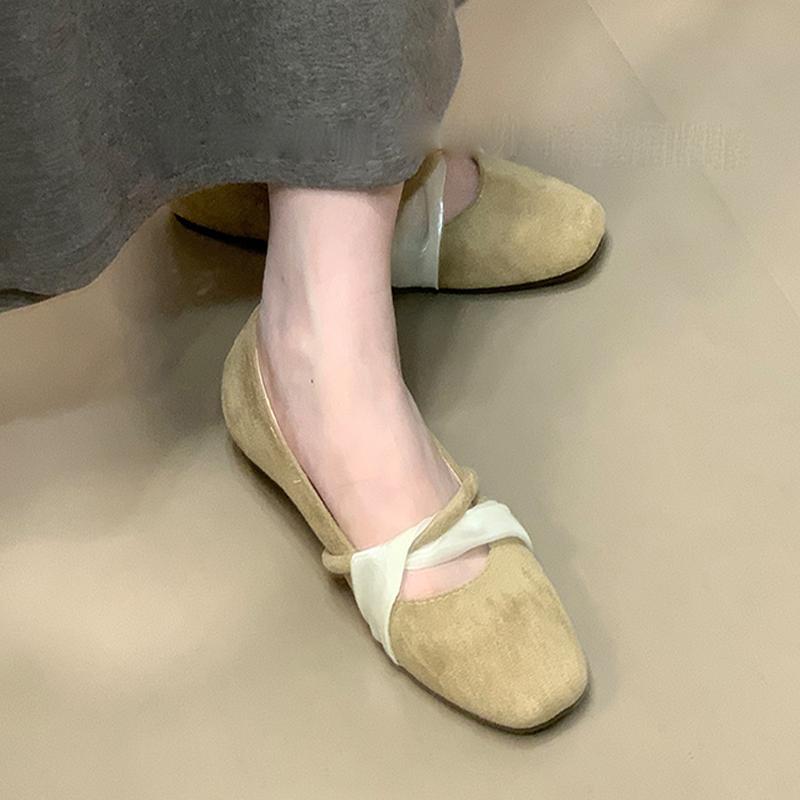 

Fashion Flats Women Suede Loafers Shoes Shallow Designer Shoes Autumn Soft Luxury Dress Woman Sport 2025 New Fashion Zapatillas De Mujer 40