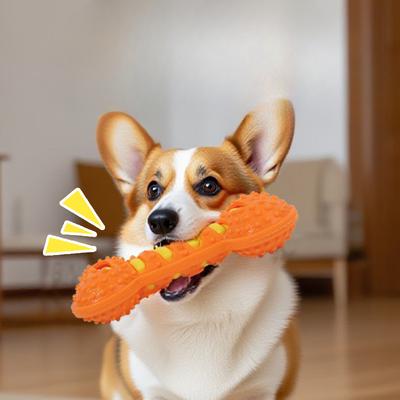 Hundespielzeug Beißknochen Langlebig Interaktiv Trainingswelpenspielzeug Kauknochen für Hunde Werkzeug gegen Langeweile