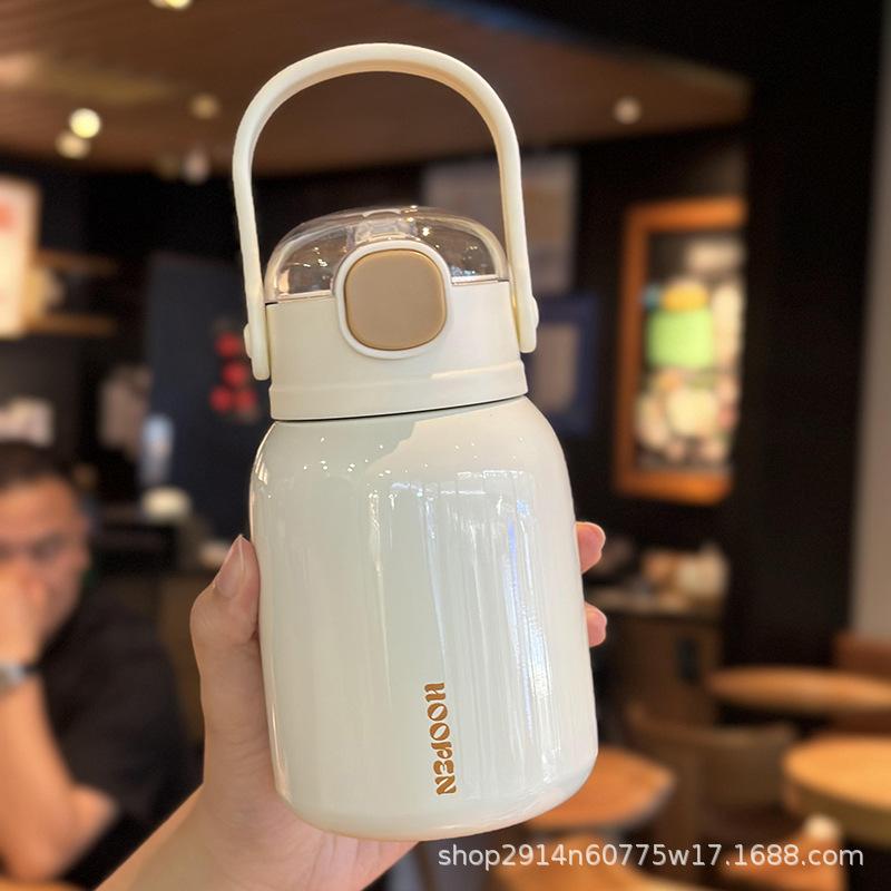 316 Stainless Steel Insulated Tumbler, High-Aesthetic Portable Cup, Compact Simple Water Bottle, New Trendy Design for Home Office Outdoor