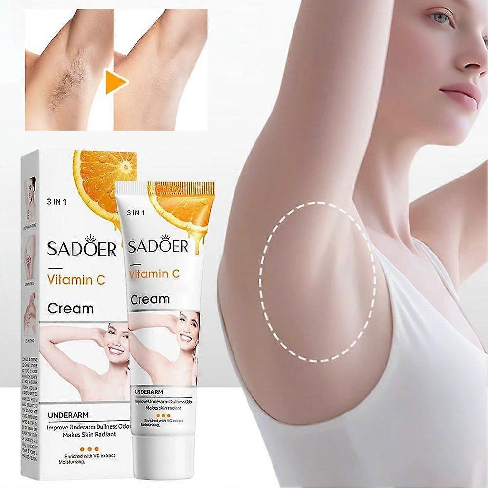 SADOER Vitamin C Underarm Whitening Cream 50g for Armpit Leg Body