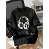 European Sizes Round Neck Design T-Shirt, Suitable for Spring And Summer Boys Casual Short-Sleeved T-Shirt