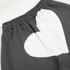 Mens Loose Fit Wide Leg Sweatpants Streetwear Graphic Patchwork Joggers Casual Trousers