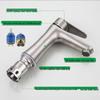 OEING Brushed Stainless Steel Basin Faucet