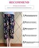 Summer Cotton Silk Polka Dot Slimming Over-the-Knee Pants