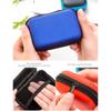 Hard Earphone Case Eva Leather Headphone Storage Bag Protective Usb Cable Organizer Portable Earbuds