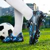 Kids Football Shoes Shock Absorption Anti-skid and Wear-resistant Long Spike Outdoor Sports Training Football Shoes