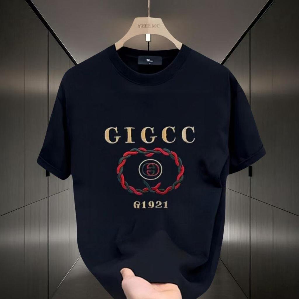 2026 summer new luxury brand men's and women's printed short sleeved T-shirt fashionable casual versatile T-shirt top
