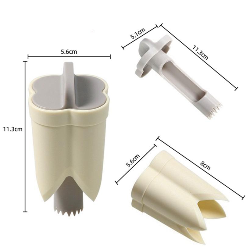 Fruit Pepper Corer Color Pepper Corer Seed Removing Tool 2-in-1 Portable Kitchen Utensil Reusable Fruit Vegetable Coring Tool