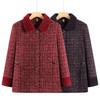 Elegant Lapel Jacket for Middle-aged and Elderly Women - Stylish Spring/Autumn Wear for Grandmas