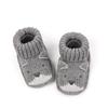 1 Pair Cartoon Pattern Knitted Baby Shoes Anti-slip Design Newborn Booties  for 0-3 Months Baby