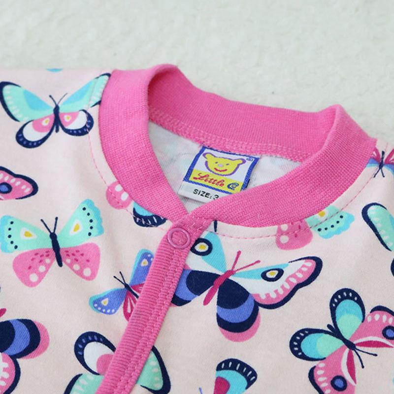 Salopete cu mânecă lungă pentru băieți și fete Costume pentru bebeluși din bumbac pur Haine de vară și toamnă Îmbrăcăminte nou-născuți stil nou