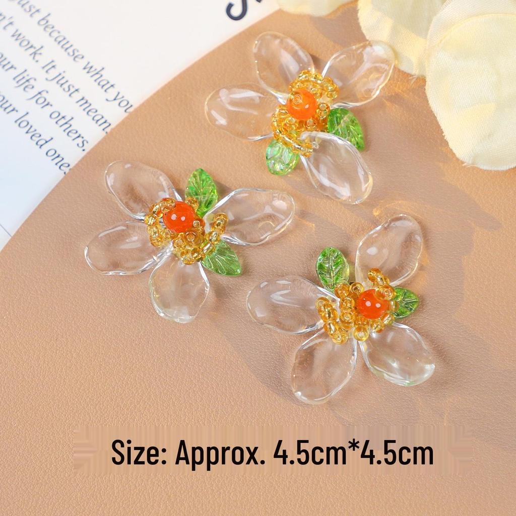 Colorful Beaded Flower Accessories for Shoes, Hair, Hats & Brooches