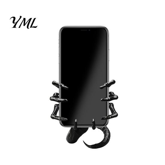 Cool Scorpion Shape Phone Mount Alien Facehugger Stand, Unique 3D Printed Cell Holder, Office Holder for Video Calls Sturdy PLA Decorative Smartphone