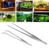 Fish   Aquarium Water Plants Planting Clip Stainless Steel Tweezers Cultivate Tool