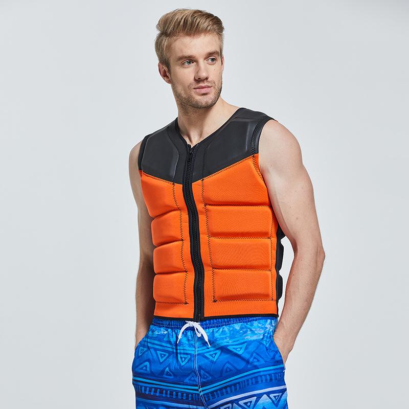

Shabaite Adult Life Jacket: Professional Fishing, Swimming & Surfing Buoyancy Vest