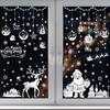 New Christmas decorations Christmas window stickers white snowflake window stickers