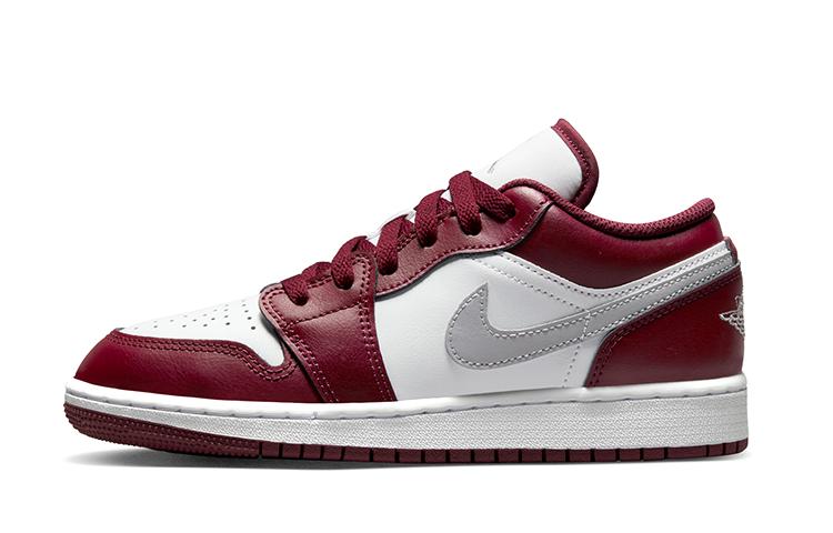 Jordan 1 Low Bordeaux GS 553560-615 40