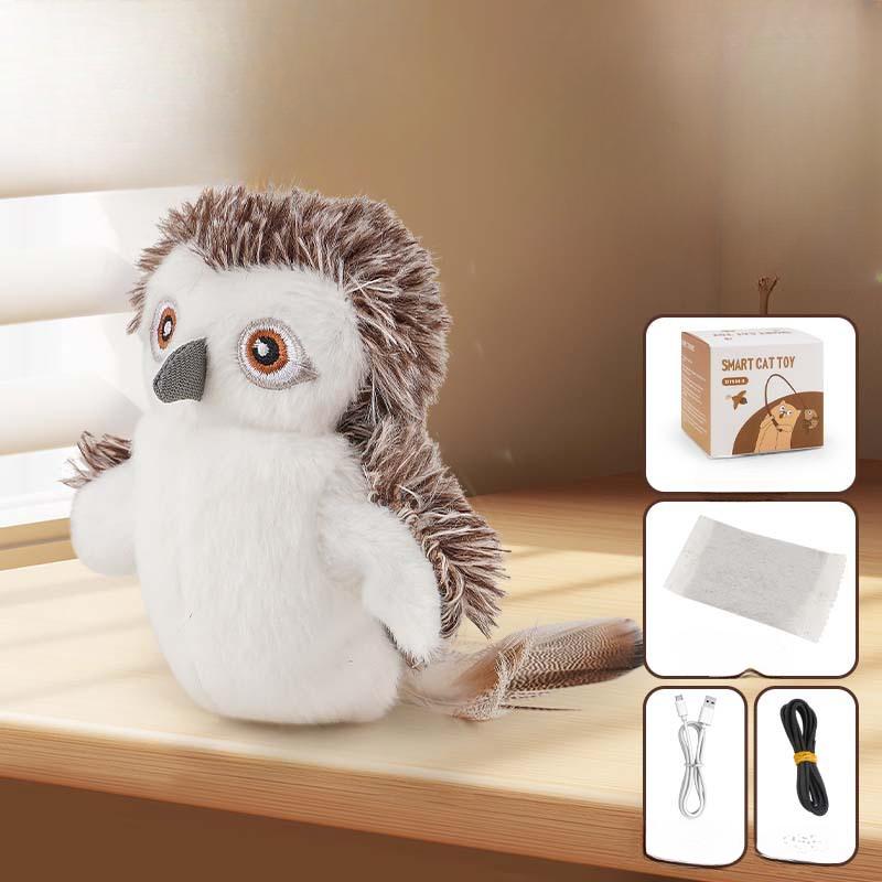 

Зоотовары: Игрушки для саморазвлечения кошекЭлектрические имитаторы птиц, игрушки со звуком для развлечения и развития интеллекта Snowy owl
