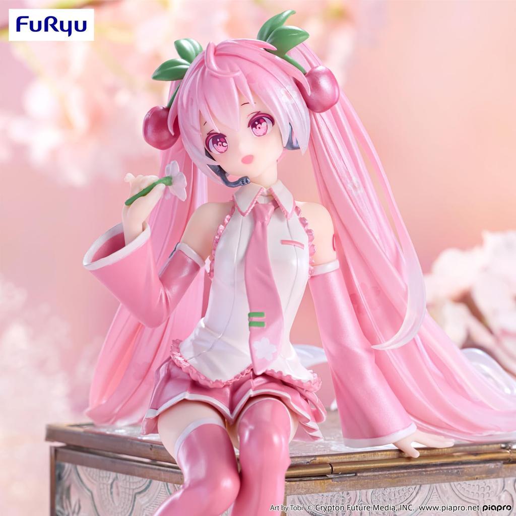 Hatsune Miku Series Noodle Stopper Figure Sakura Miku 2024 Pearl Color Ver.