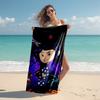 Proof Beach Towel with Coraline Pattern - Soft,absorbent,quick-drying,machine Washable - Perfect for Swimming,camping,bathing
