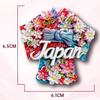 Japan Refrigerator Stickers Tokyo Travel Souvenirs Sakura Kimono Hokkaido Fridge Magnets Home Decoration Wedding Gifts