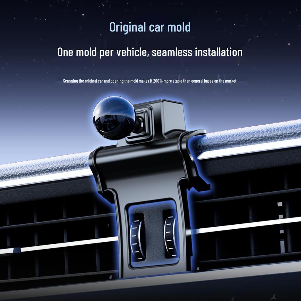 AION Y/V/S Dedicated Wireless Charging Magnetic Phone Holder with Air Cooling for In-Car Navigation