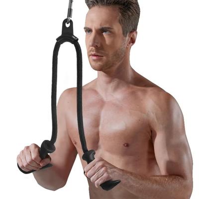 New Tricep Workout Tricep Rope Ergonomic Nylon Exercise Handle Multi-Function PP Pulldown Attachments Home