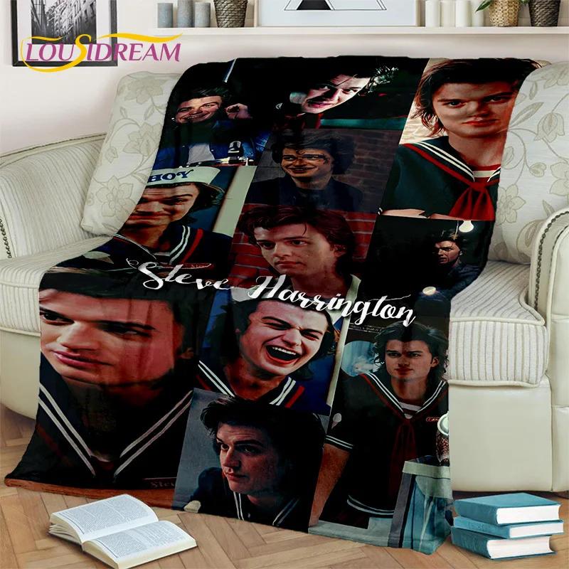 HD Printing Joe Keery Actor Blanket,Soft Throw Blanket for Home Bedroom Bed Sofa Picnic Travel Office Rest Cover Blanket Kids