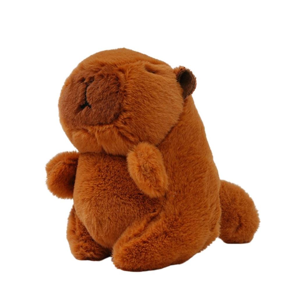 Clearstone Capybara Plush Keychain, Chavimaru Tail, 18.5cm, Brown