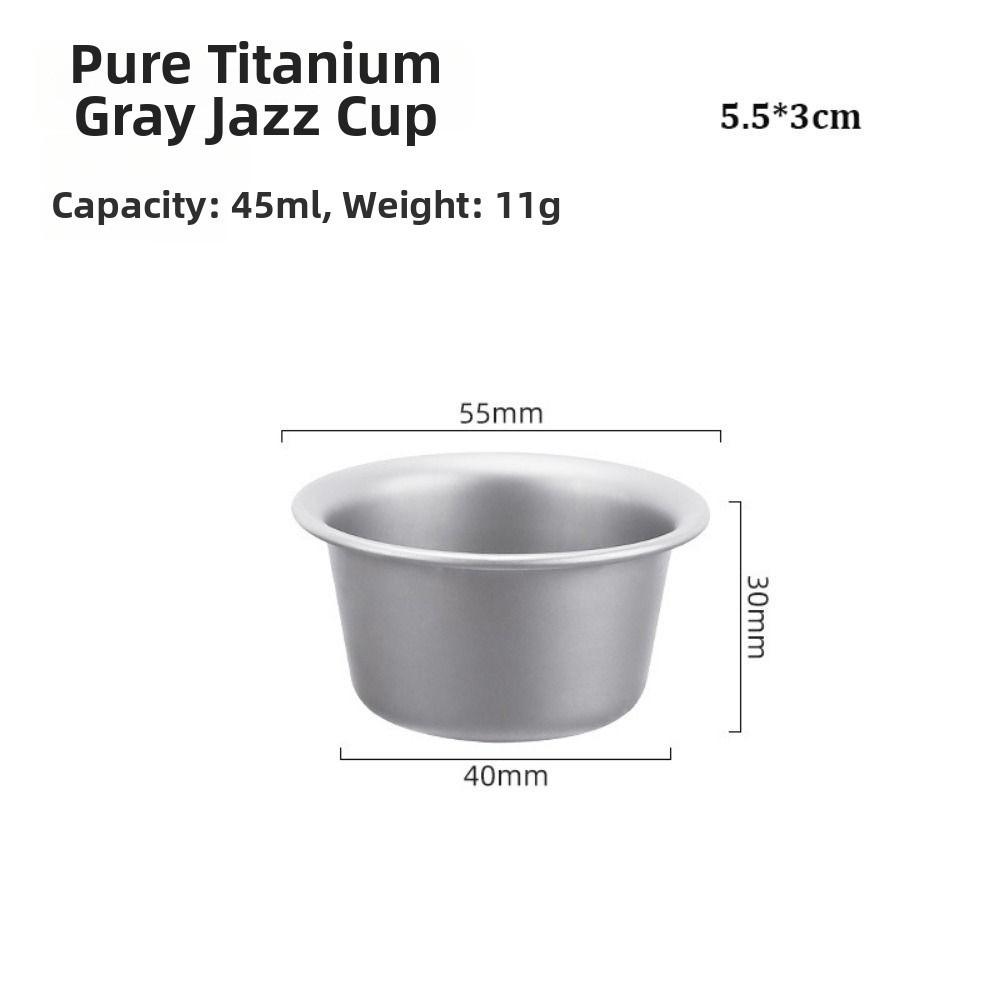 2pcs High Quality Small Size Coffee Cup Double Layer Multistyles Coffee Spoon Teacup Pure Titanium Pearl Milk Tea Tube