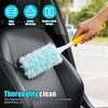 Kit Spolverino Strumento per Rimuovere la Polvere con 40 Testine Sostitutive e 4 Manici Precipitator Elettrostatico a 360° Strumenti per la Pulizia della Casa