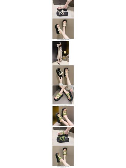 Women's Trendy Retro Metal Toe Ring Sandals - Summer 2025 Fashion for Outdoor Wear