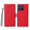 Case for Edge 70 Fusion+ 5G - Leather/PU, Red, With Card Holder