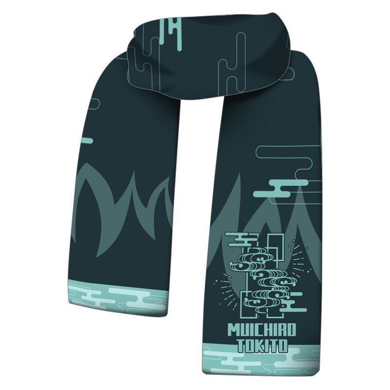 Demon Slayer Winter Children's Double-sided Fleece Warm Scarf