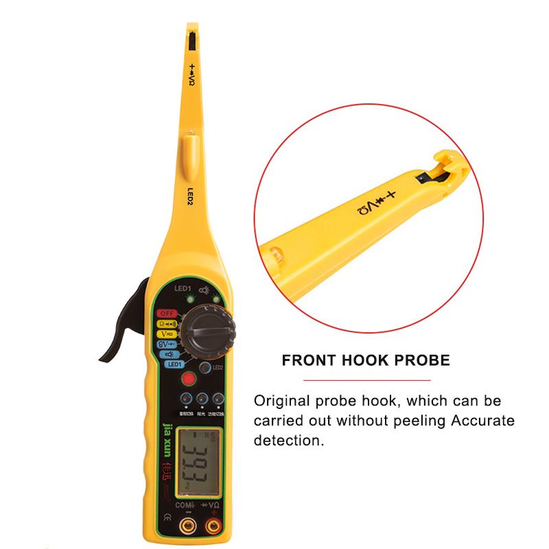 MS8211 Auto Circuit Tester Detector Power Circuit Probe Kit Electric Circuit Voltage Tester Multimeter Car Diagnostic Tool