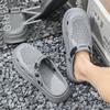 Summer Men Slippers Simple Design Sandals Breathable Garden Shoes Platform Clogs Beach Slippers Flip Flops Indoor Shoes Slides