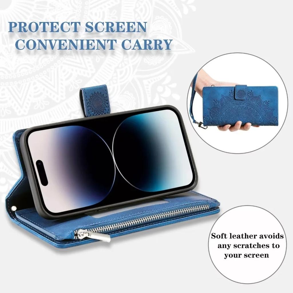 Leather Flip Case For Samsung Galaxy S26 S25 S23 S24 Ultra S22 S21 Plus S20 FE + 20 10 9 Card Wallet Embossing Phone Bag