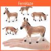 African Wild Animal Pvc Model Set With Stand For Childrens Educational Play