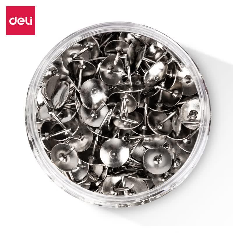 Deli Nickel-Plated Thumbtacks