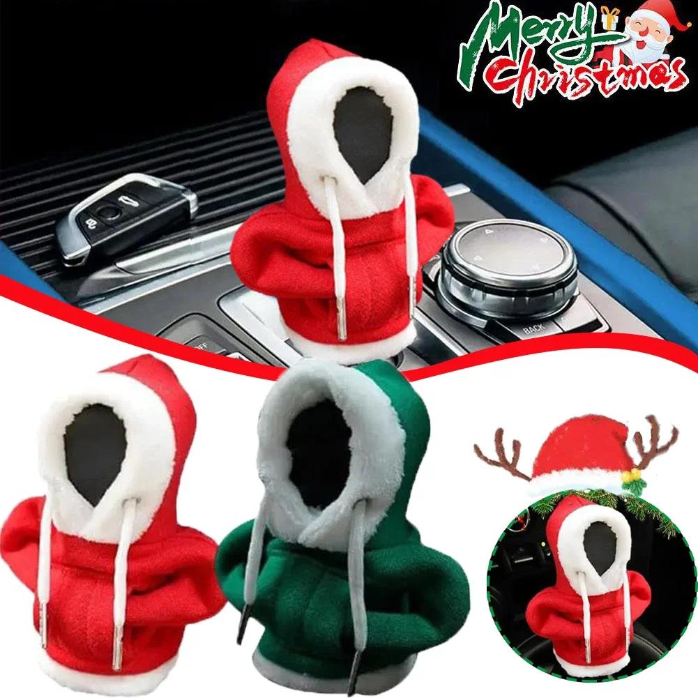 Christmas Car Gear Lever Shift Knob Hoodie Creative Change Speed Lever Sweatshirt Cars Gears Shifts Hoodies Auto Accessories