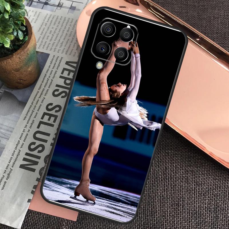 Pretty Figure Skating Dance Case For Samsung Galaxy M15 M55 M13 M23 M33 M53 M31 M51 M14 M34 M54 M20 M30s M12 M32 M52