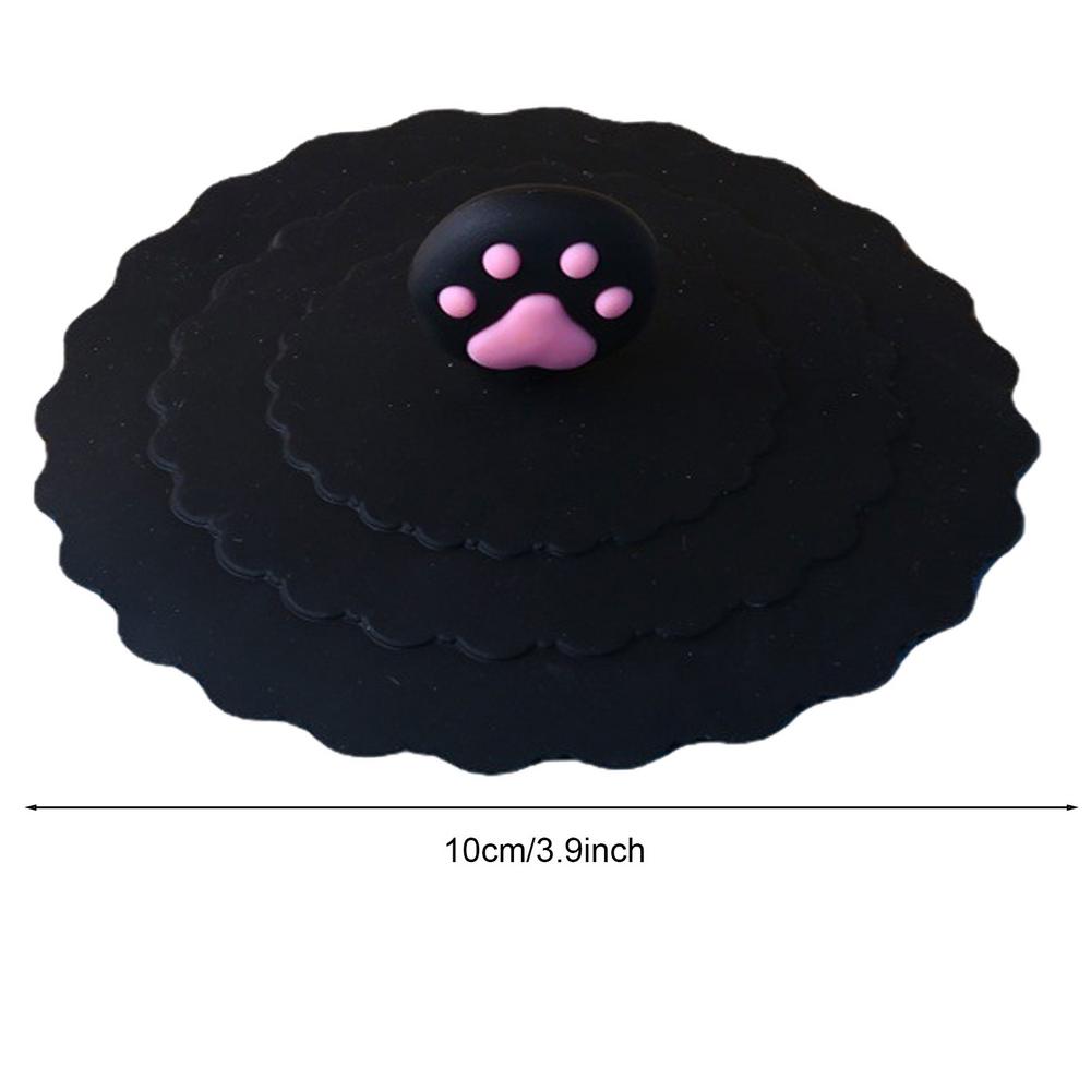 Silicone Cup Lid Creative Round Mug Cover Leak Proof Round Shape Reusable Tea Coffee Leak-Proof Cup Lid Cup Accessories