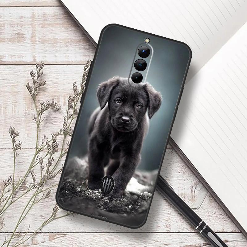 Schwarze Labrador Hund Hülle Für ZTE Nubia Red Magic 10 Air 6S 7S 6 7 Pro RedMagic 8 9 8S 9S 10S 11 Pro Plus Abdeckung