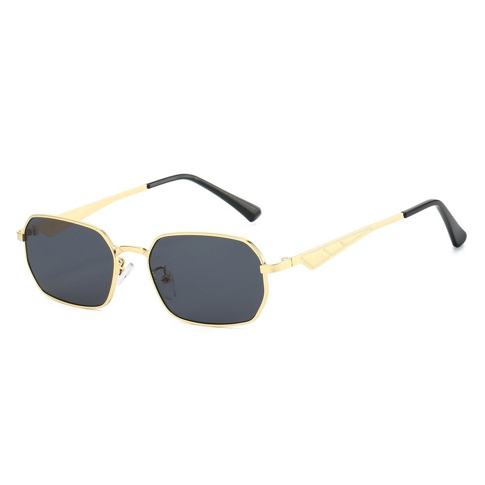 New Luxury Square Women Sunglasses Brand Personality Metal Frame Design Retro Trend Men Sun Glasses Uv400