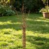 Garden Climbing Support Stake in Iron, Branch Look Metal Frame 25 x 70 cm for Flower Growth, Container Display and Outdoor Home Use