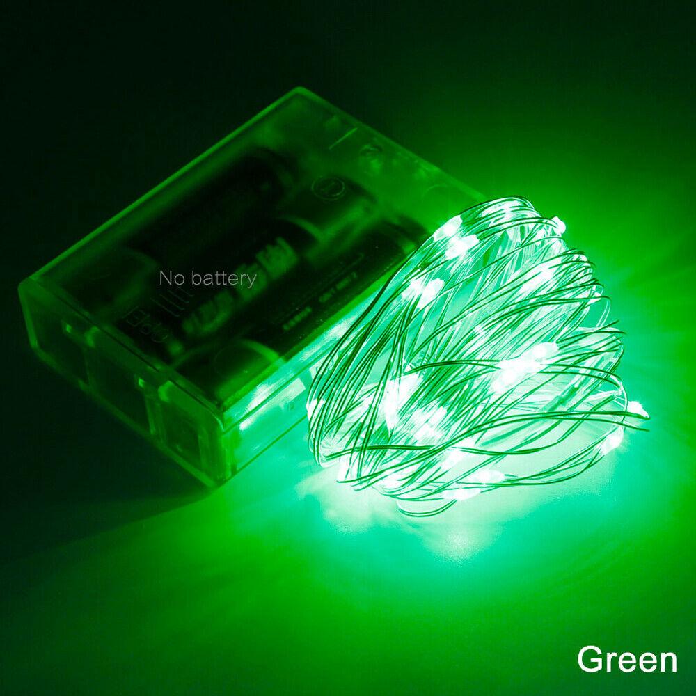 1m - 10m LED String Light 9 Colors Fairy Lights 10-100LEDs Copper Wire Battery Powered for Wedding Xmas Party Decor Holiday Lamp