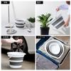 Improved 5L Foldable Fishing Compact Outdoor Car Bucket Bucket, Storage, Watering, Cleaning, Laundry, Activities, Use, Multi-Function (M)