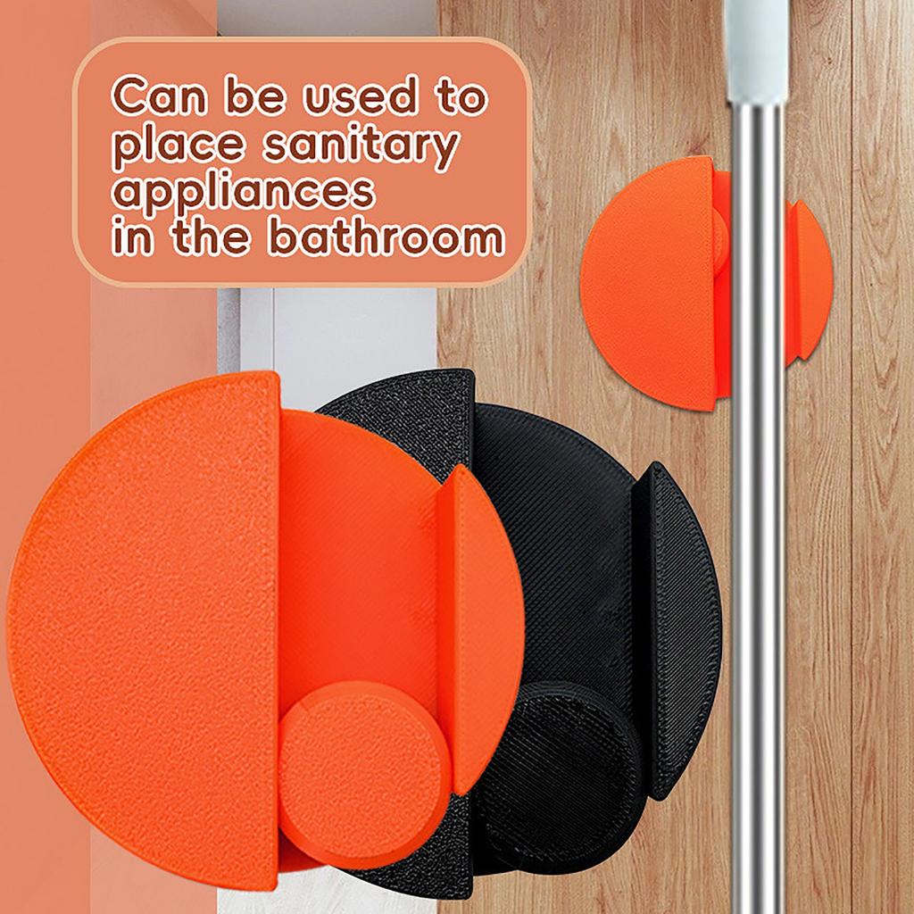 3D Printed Wall Mounted And Mop Organizer – Indoor Outdoor Storage Rack For Home & Garden