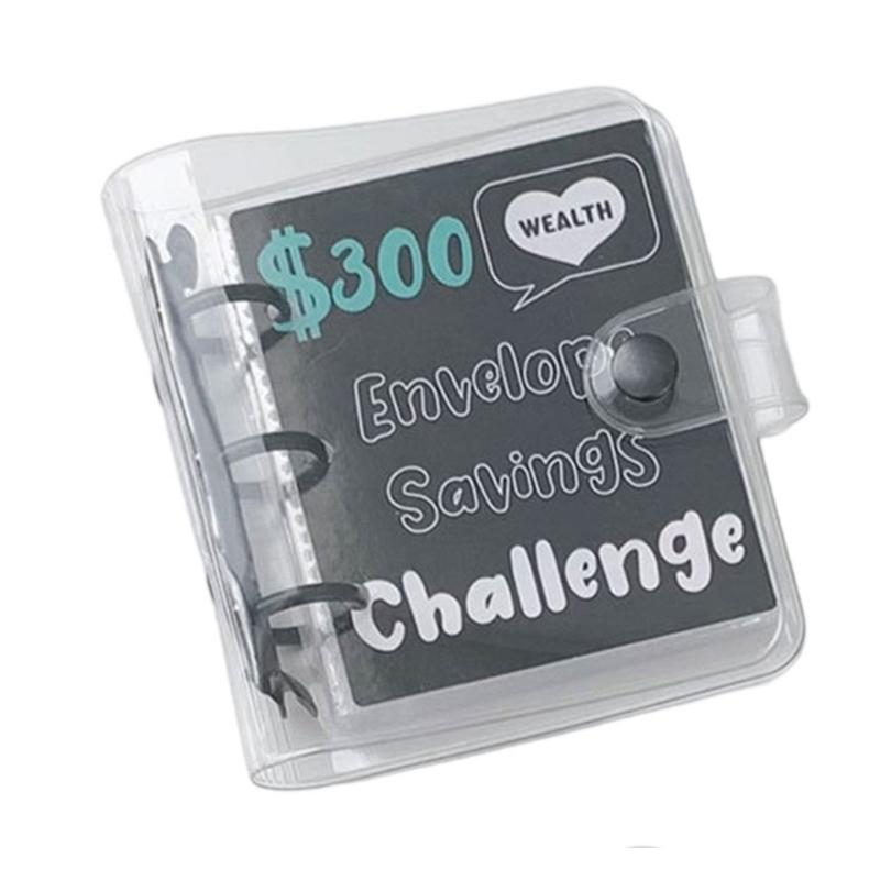 25 Pockets Money Holder Paper Money Collection Book Currency Holder Album 3 Rings PVC Binder Budget Money Saving Planner